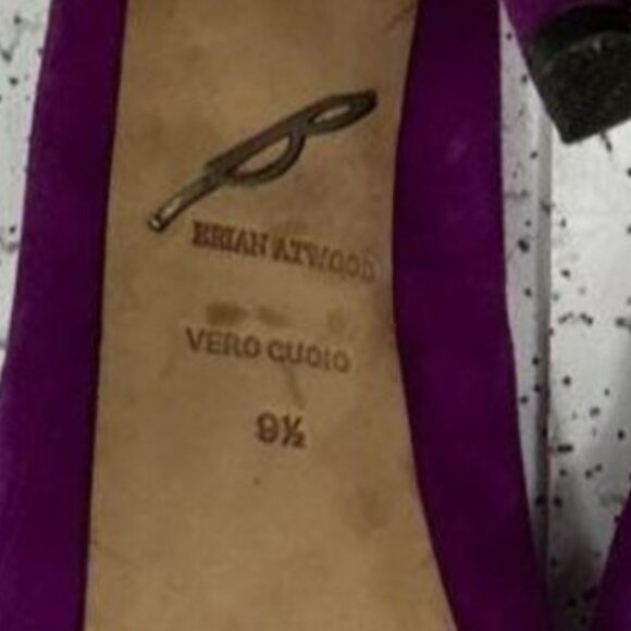 Brian Atwood Peep-Toe Slingback Heels – Size 9.5, Platform Glam - Picture 5 of 7